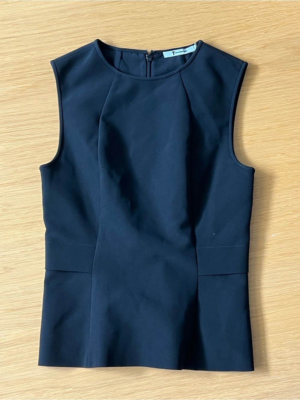 T by Alexander Wang Black Sleeveless Structured Shell Top Size 0